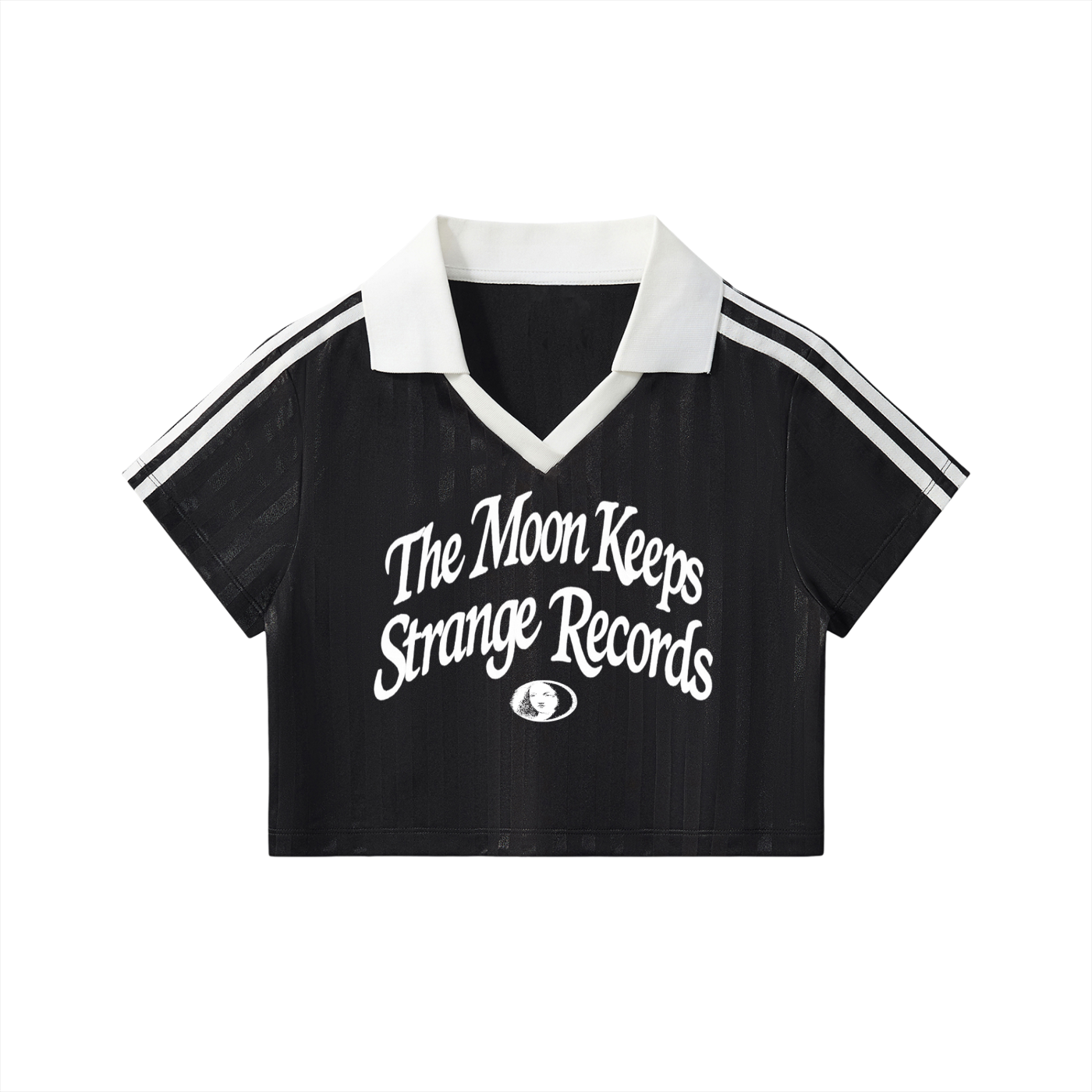 cropped jersey,cropped,jersey,collar,striped
